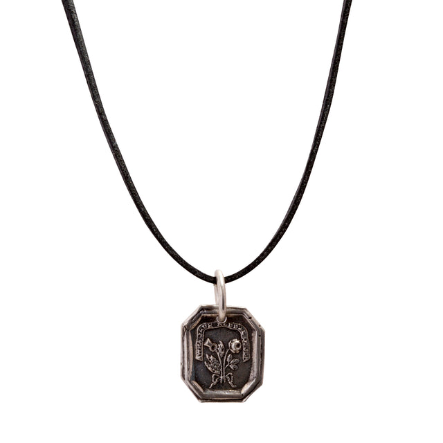 James Colarusso Rose & Thistle Pendant - Broken English Jewelry