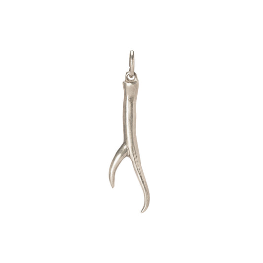 Large Antler Pendant - Silver - Main Img