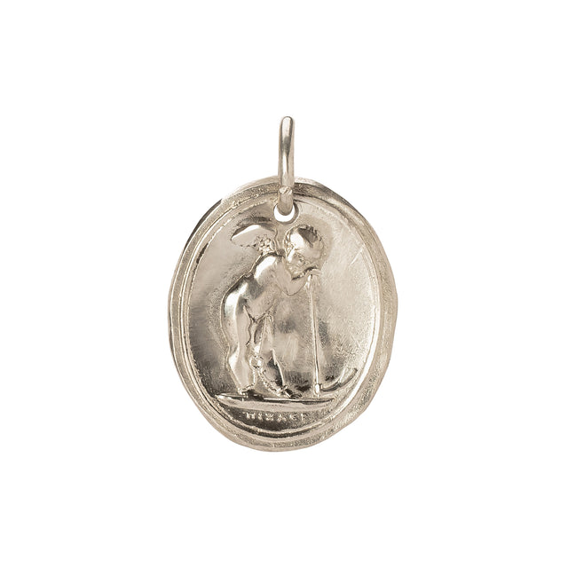 James Colarusso Angel Pendant - Silver - Broken English Jewelry