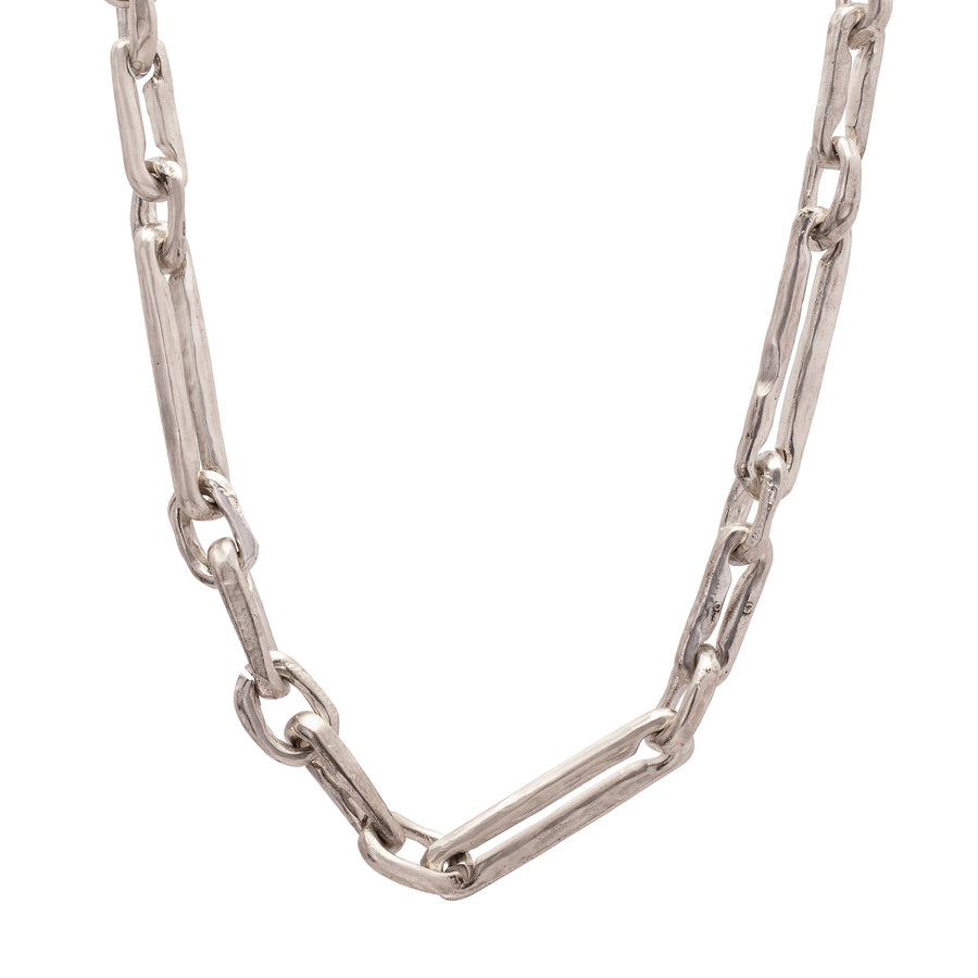 James Colarusso Alternating Link Chain - Silver - Broken English Jewelry
