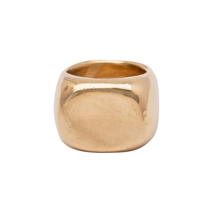 James Colarusso Large Concave Ring - Gold - Broken English Jewelry