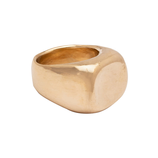 Large Concave Ring - Gold - Main Img