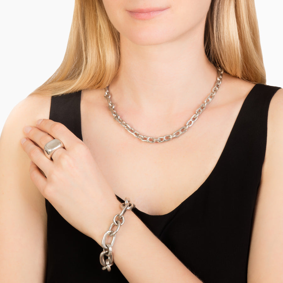 James Colarusso Large Rumble Chain - Silver - Broken English Jewelry