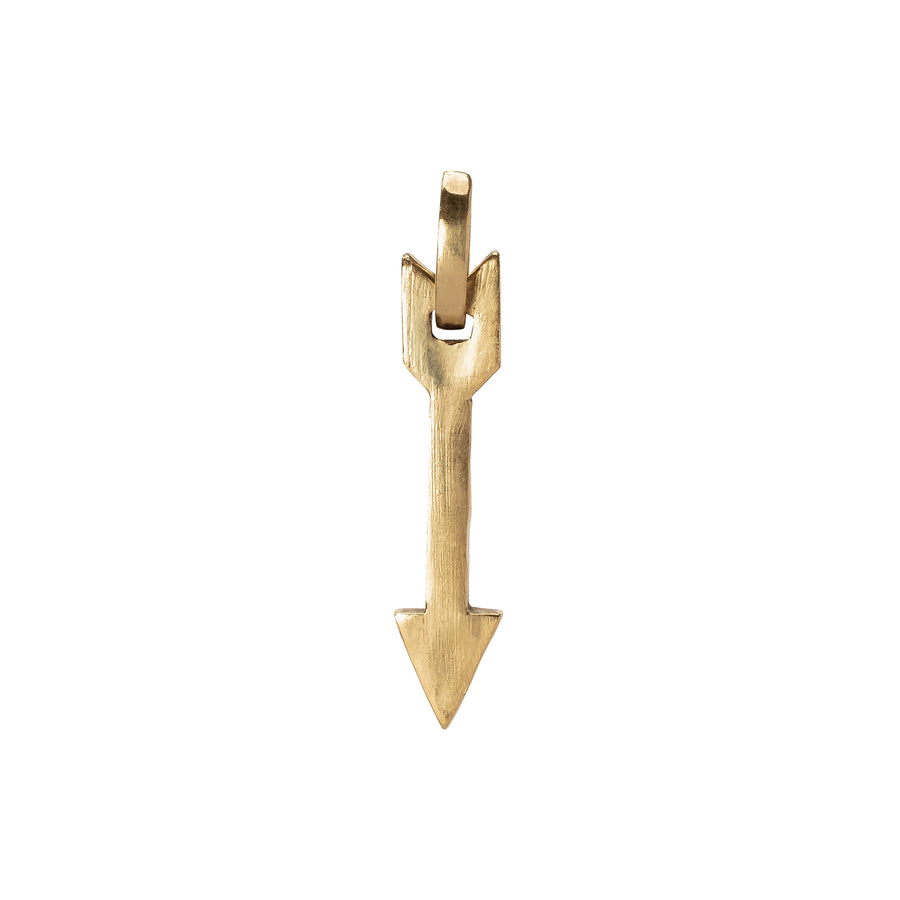 James Colarusso Arrow Pendant - Yellow Gold - Broken English Jewelry