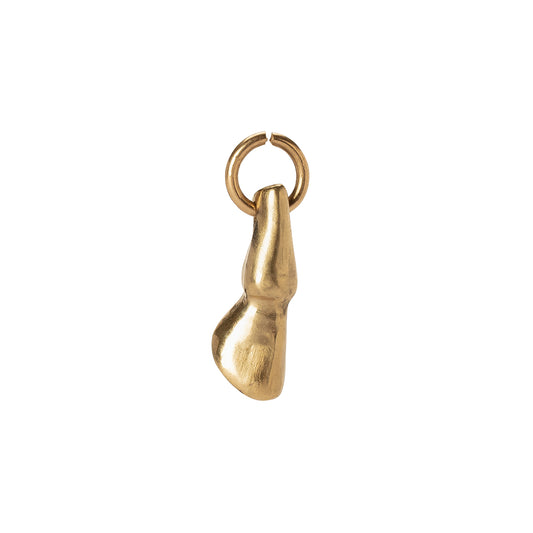 Horse Hoof Pendant - Yellow Gold - Main Img