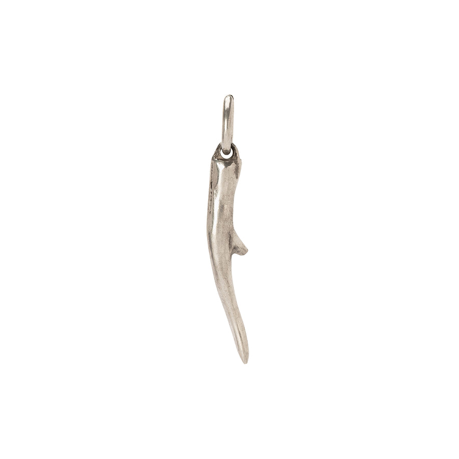 James Colarusso Small Antler Pendant - Silver - Broken English Jewelry