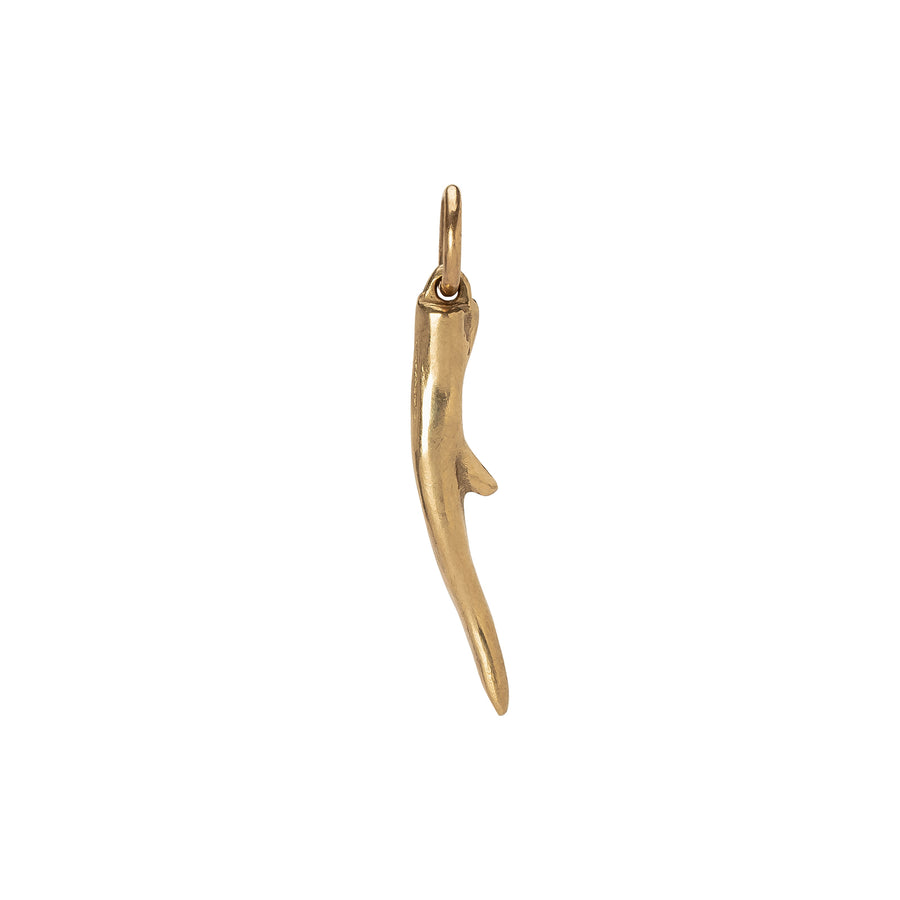 James Colarusso Small Antler Pendant - Yellow Gold - Broken English Jewelry