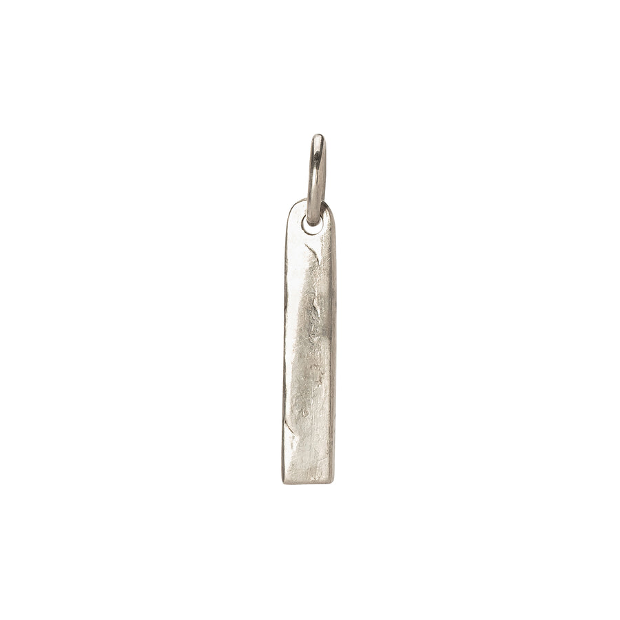 James Colarusso Small Bar Pendant - Silver - Broken English Jewelry
