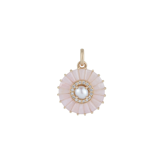 Storrow Emily Charm - Pink Opal - Charms & Pendants - Broken English Jewelry