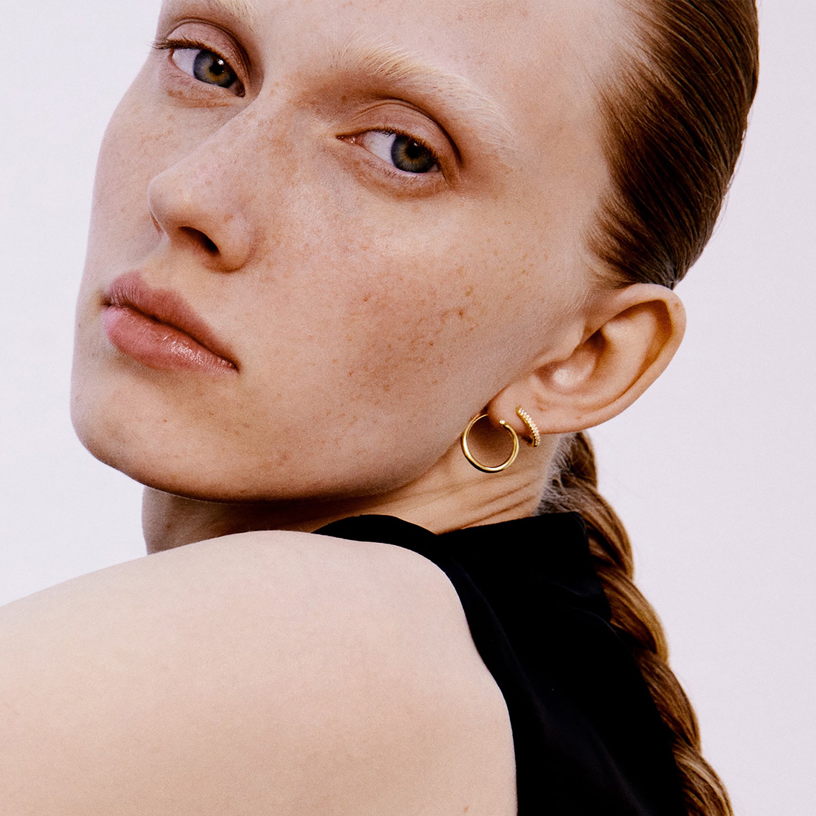 Kloto Coil Diamond Earrings - Earrings - Broken English Jewelry