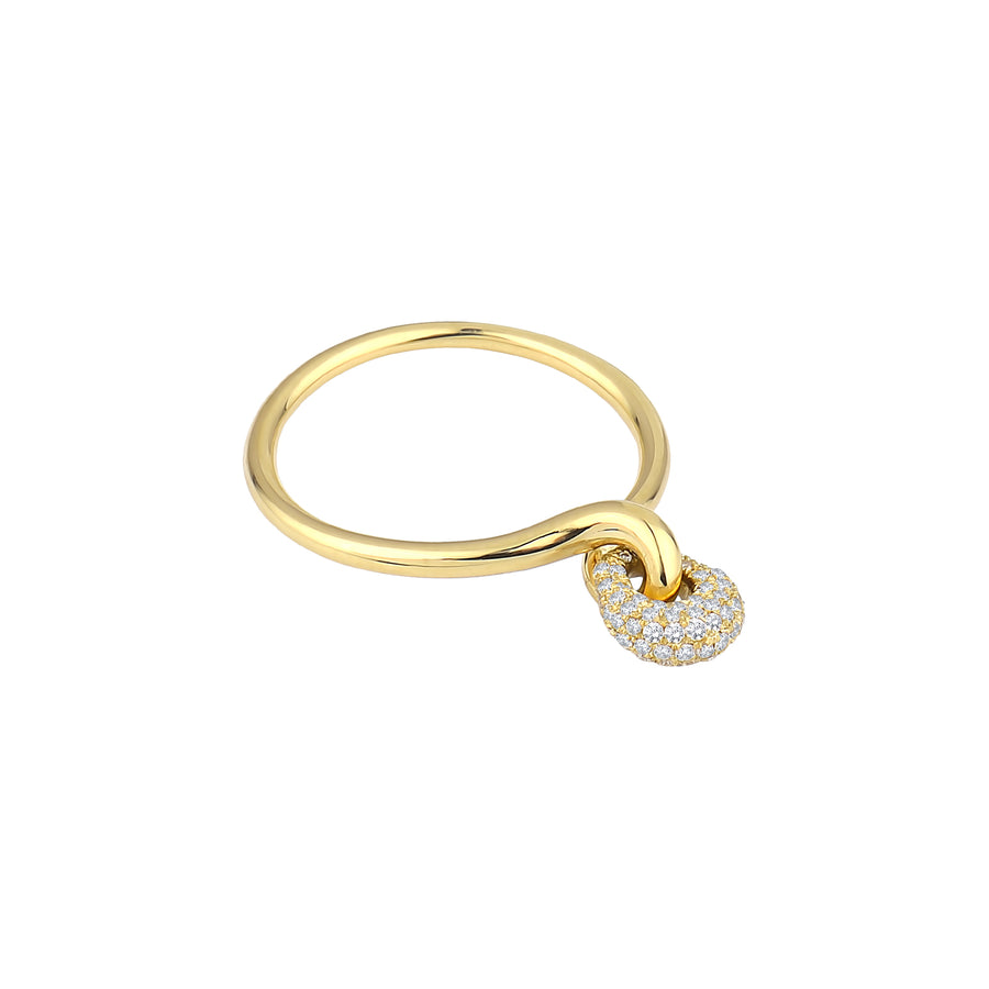 Kloto Drop Diamond Ring - Rings - Broken English Jewelry