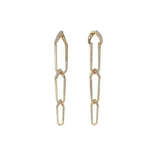 Sequence Diamond Earrings - Main Img
