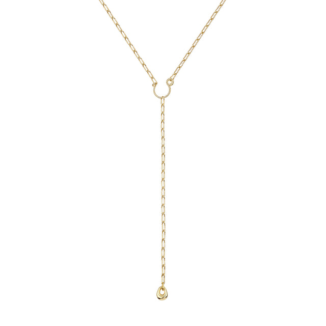 Kloto Stellar Diamond Lariat Necklace - Necklaces - Broken English Jewelry