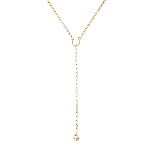 Stellar Diamond Lariat Necklace - Main Img