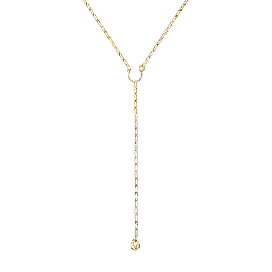 Kloto Stellar Diamond Lariat Necklace - Necklaces - Broken English Jewelry