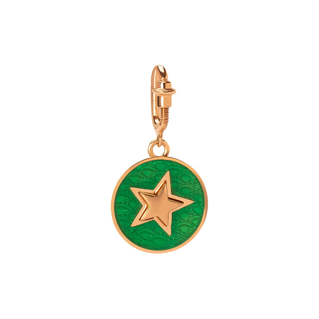 Selim Mouzannar Kastak Star Charm - Green Enamel - Charms & Pendants - Broken English Jewelry