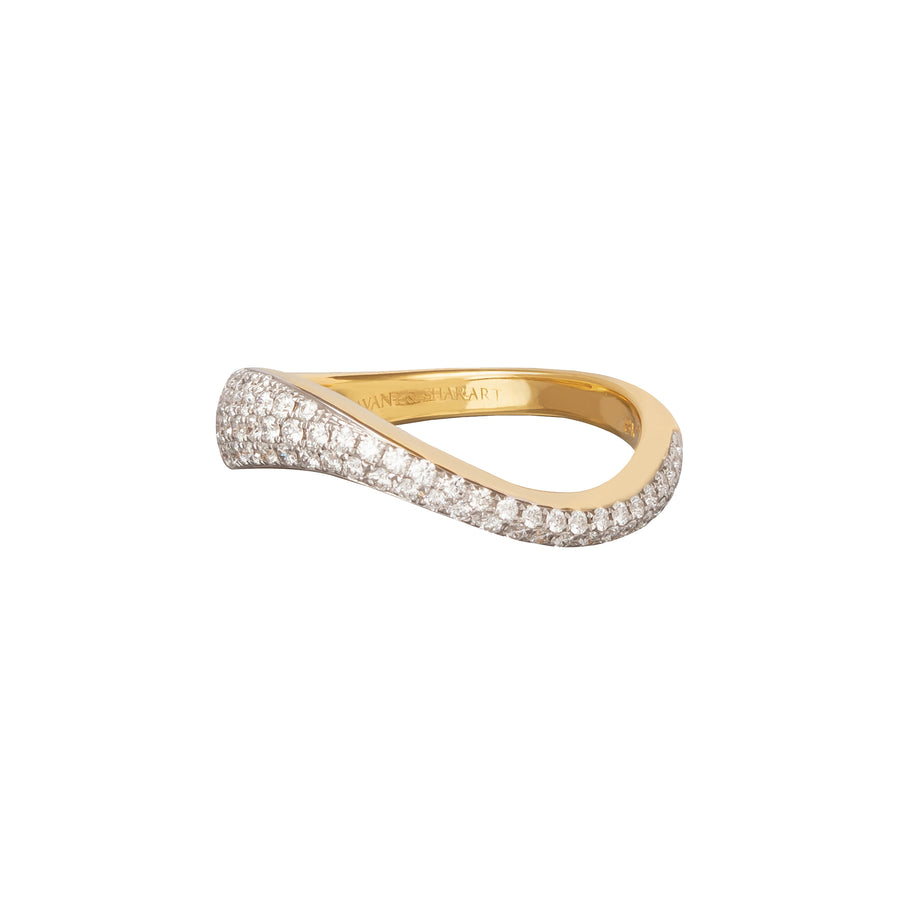 Kavant & Sharart Talay Flow Wave Ring - Yellow Gold - Rings - Broken English Jewelry