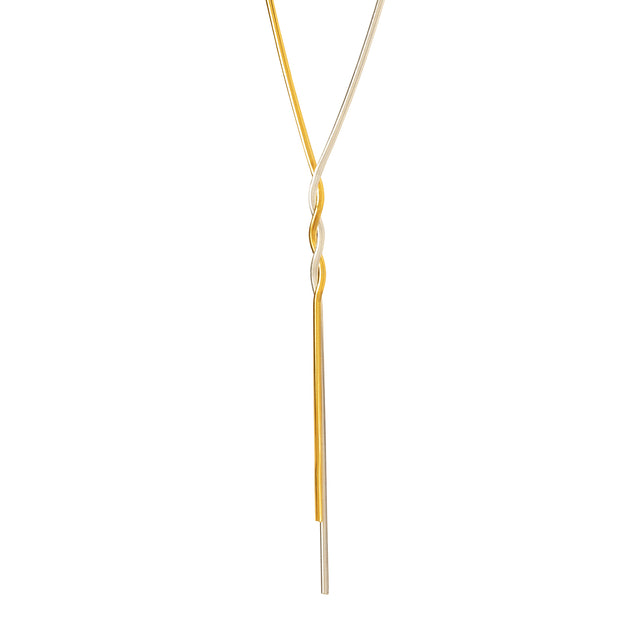 Maggoosh Twister Lariat Necklace - Necklaces - Broken English Jewelry