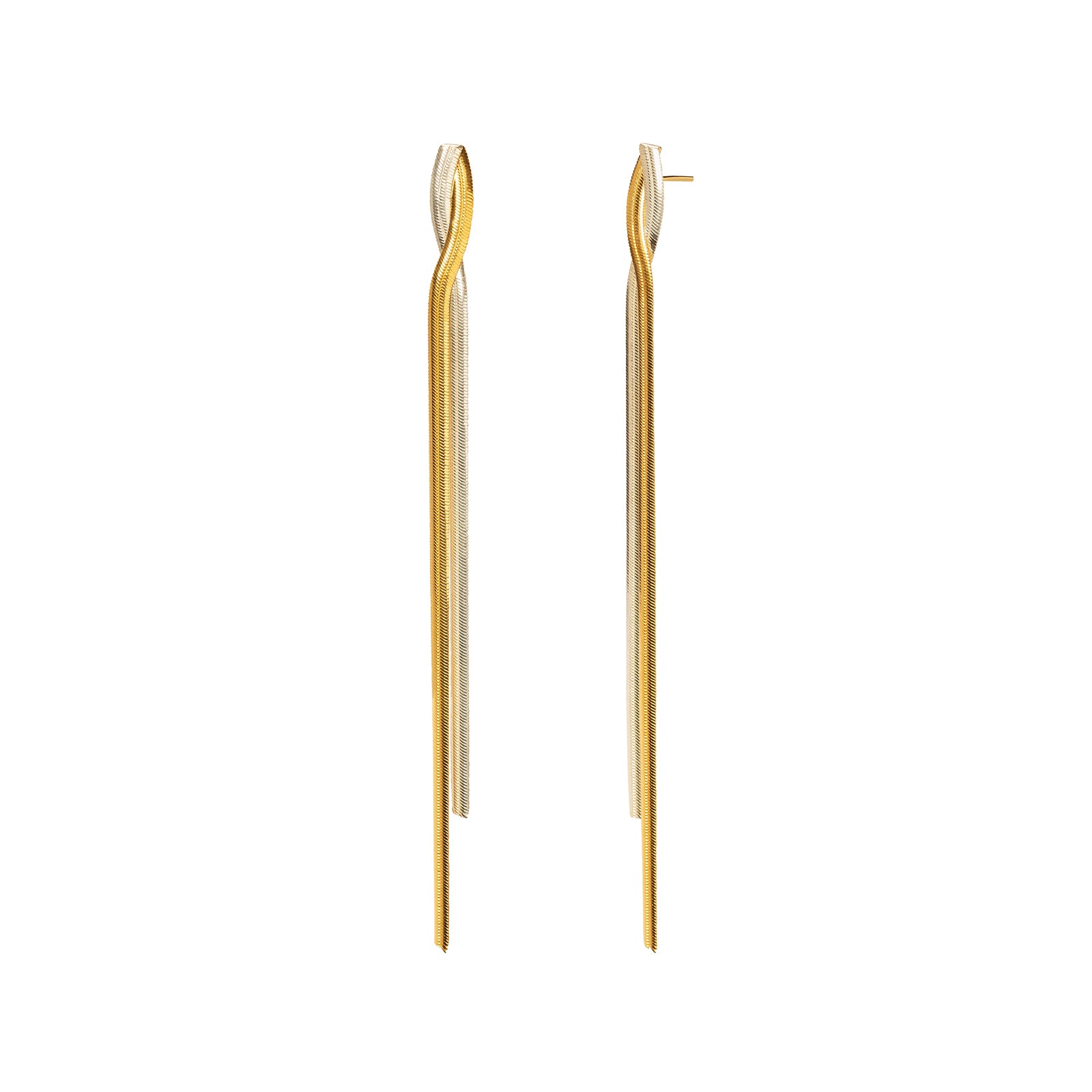 Maggoosh Twister Maxi Earrings - Earrings - Broken English Jewelry