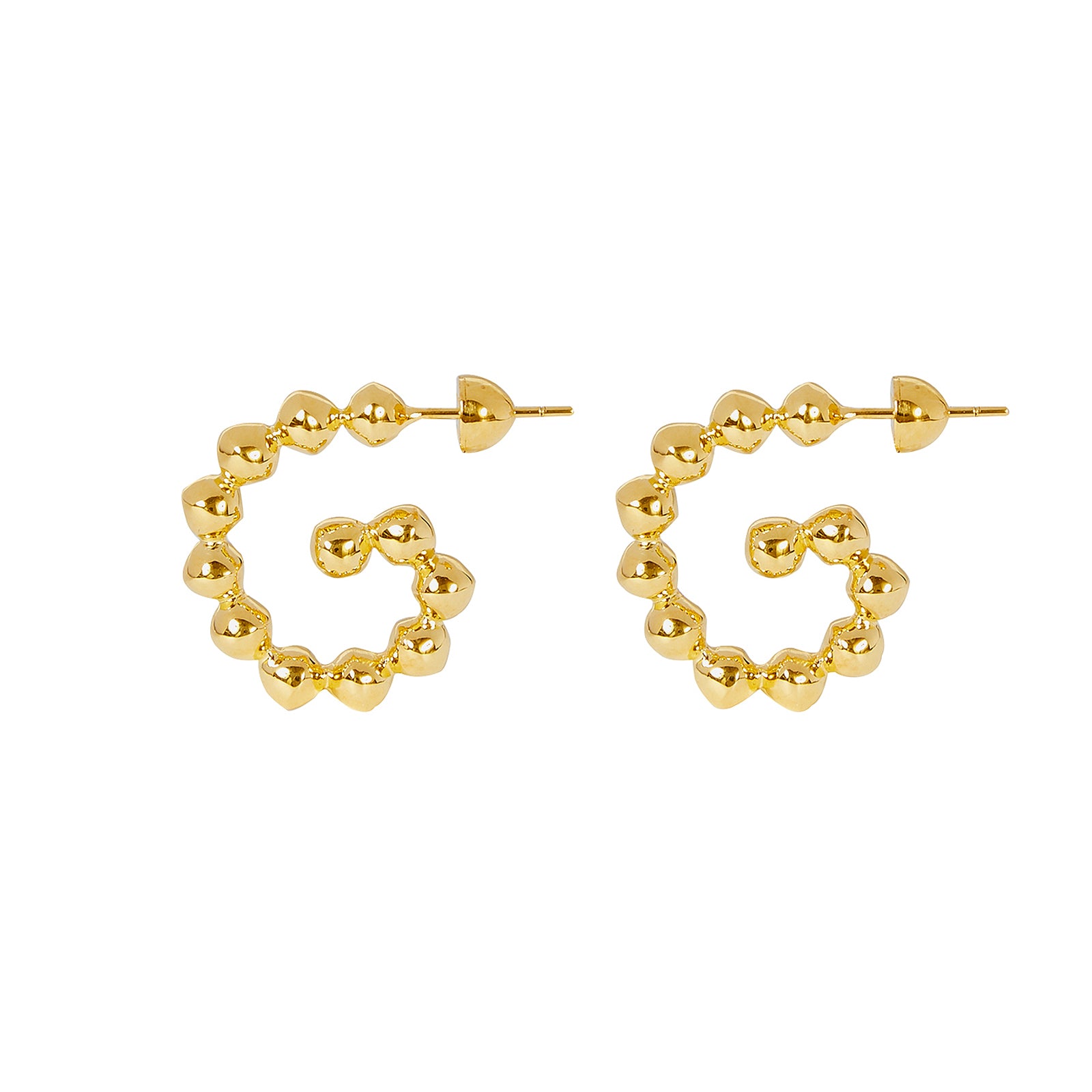 Patcharavipa Escargot Earrings - Earrings - Broken English Jewelry