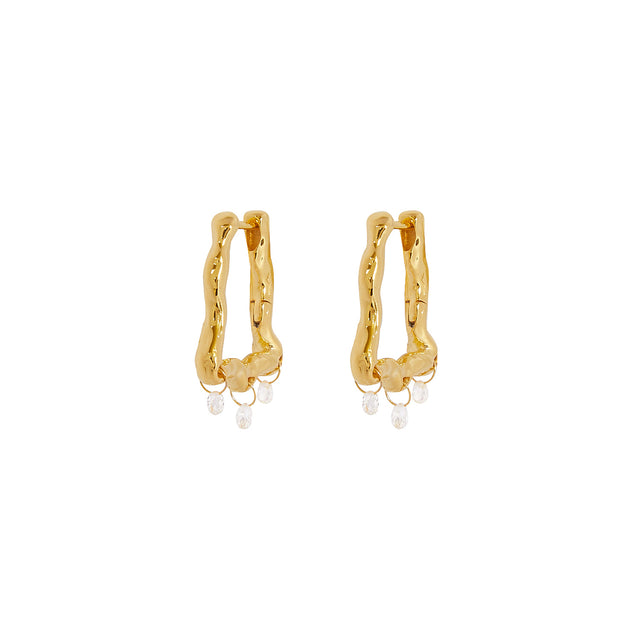 Patcharavipa Paysage Hoops - Earrings - Broken English Jewelry