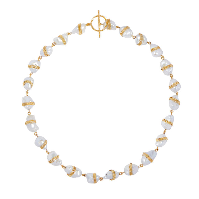 Patcharavipa Charms II Pearl Necklace - Necklaces - Broken English Jewelry