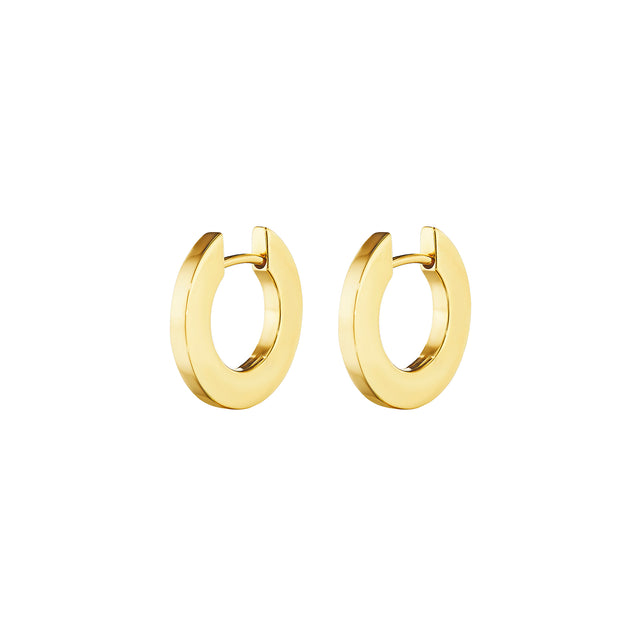 Cadar Plain Hoops - Small - Earrings - Broken English Jewelry