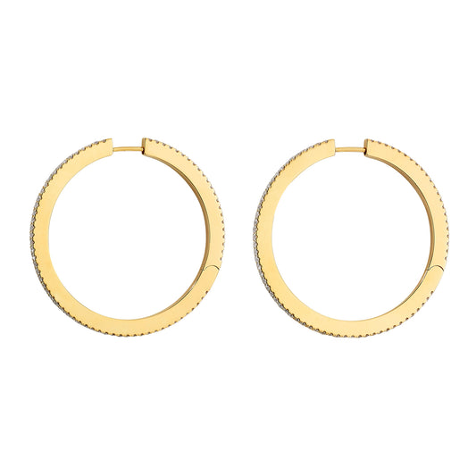 Solo Hoop Earrings - Large