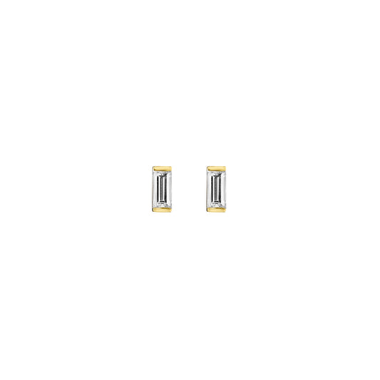 Light Stud Diamond Earrings - Main Img