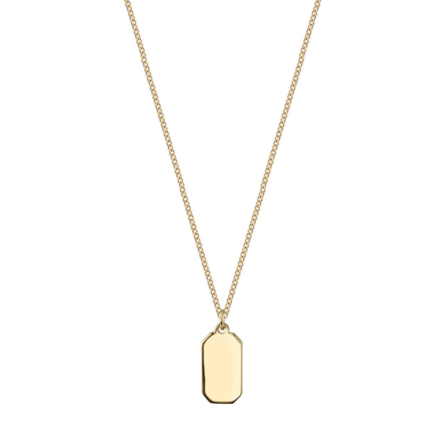 Lizzie Mandler XS Name Tag Necklace - Broken English Jewelry