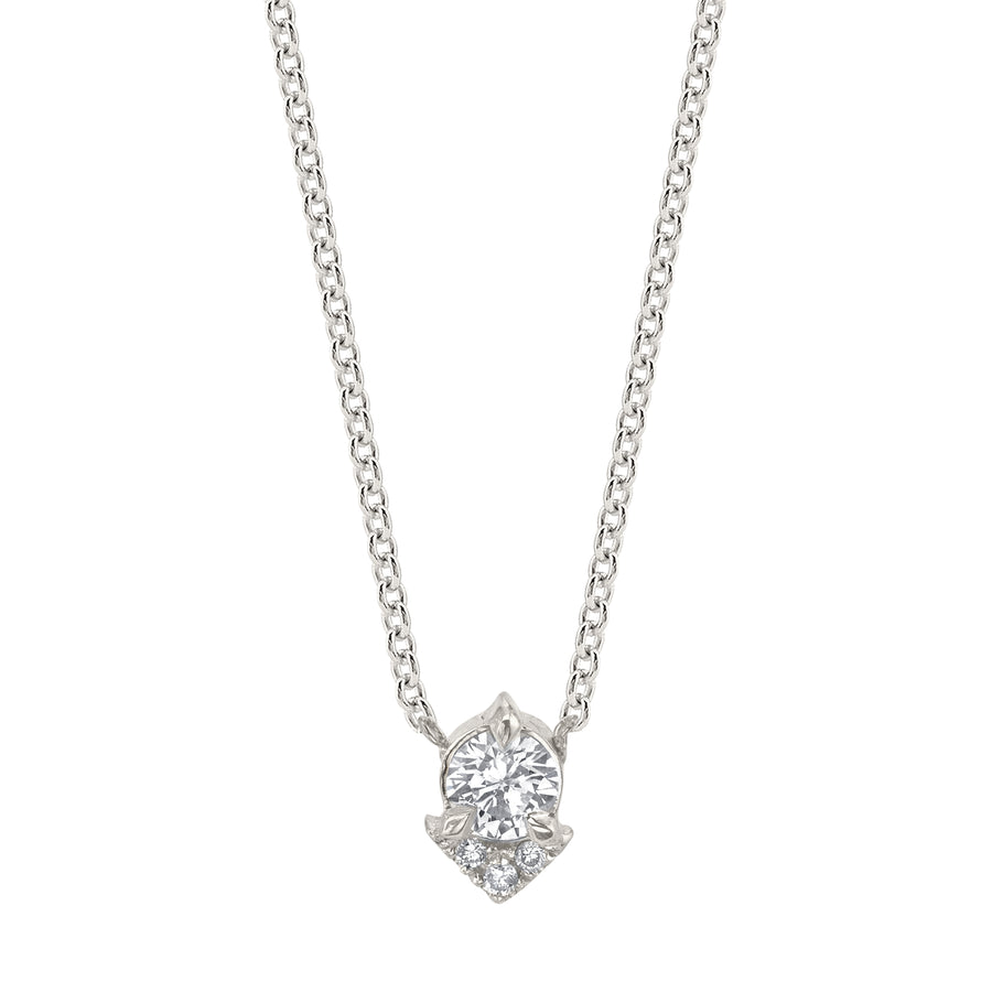 Lizzie Mandler Diamond Spike Necklace - Broken English Jewelry