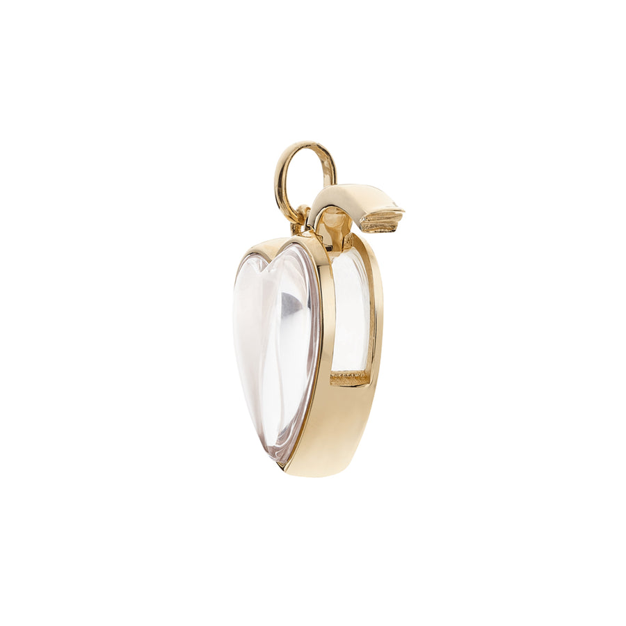 Loquet Medium Heart Locket - Yellow Gold - Charms & Pendants - Broken English Jewelry