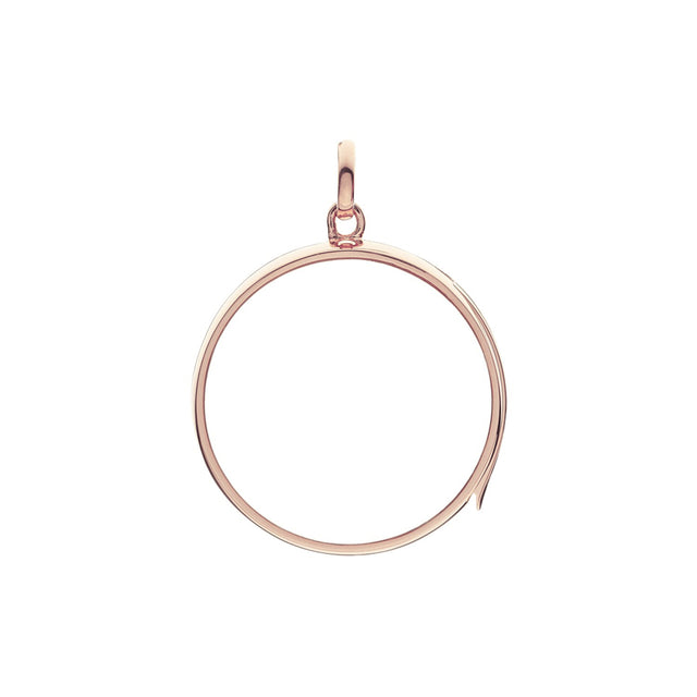 Large Round Locket - Rose Gold by Loquet - Charms & Pendants - Broken English Jewelry