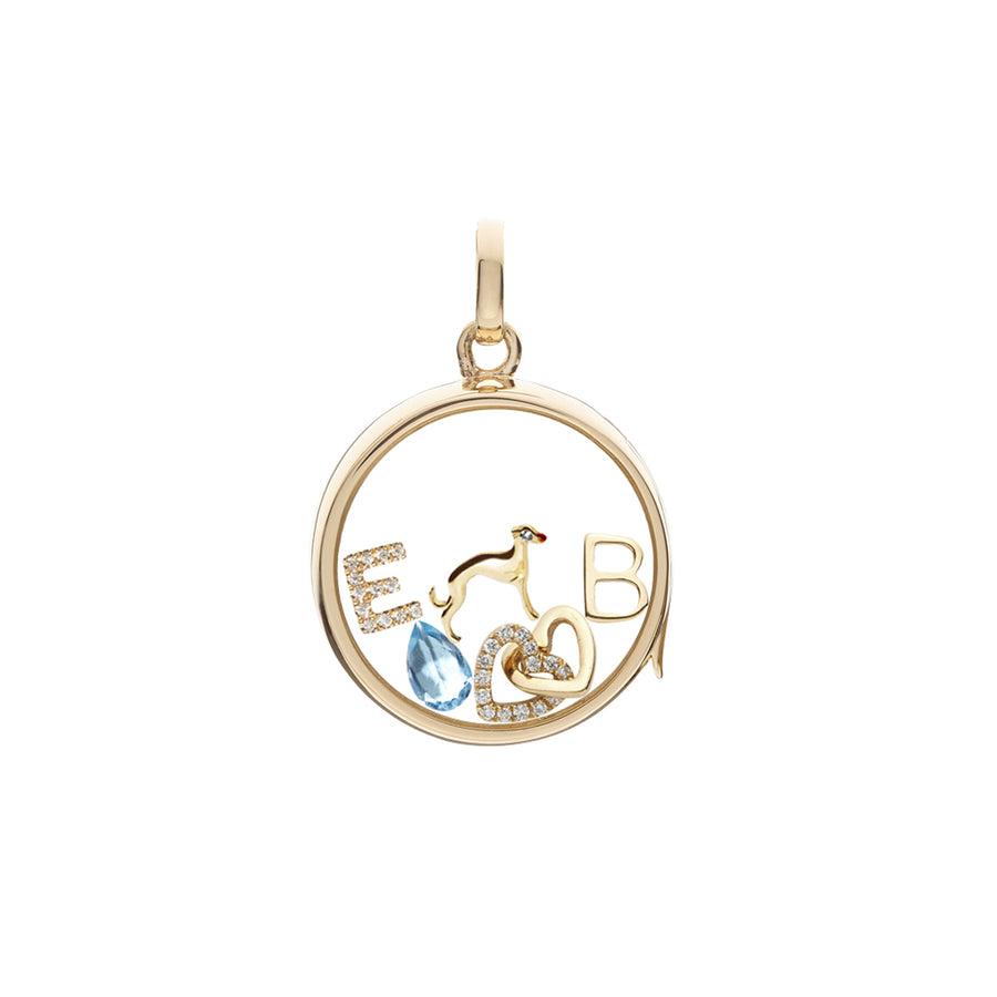 Loquet Whippet Charm - Broken English Jewelry