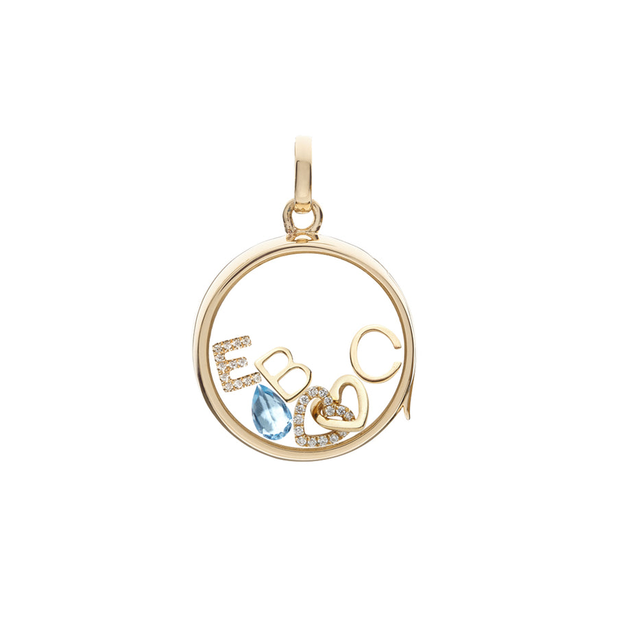 Loquet Gold Letter C Charm - Broken English Jewelry