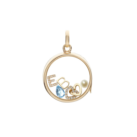 Pearl June Birthstone Charm