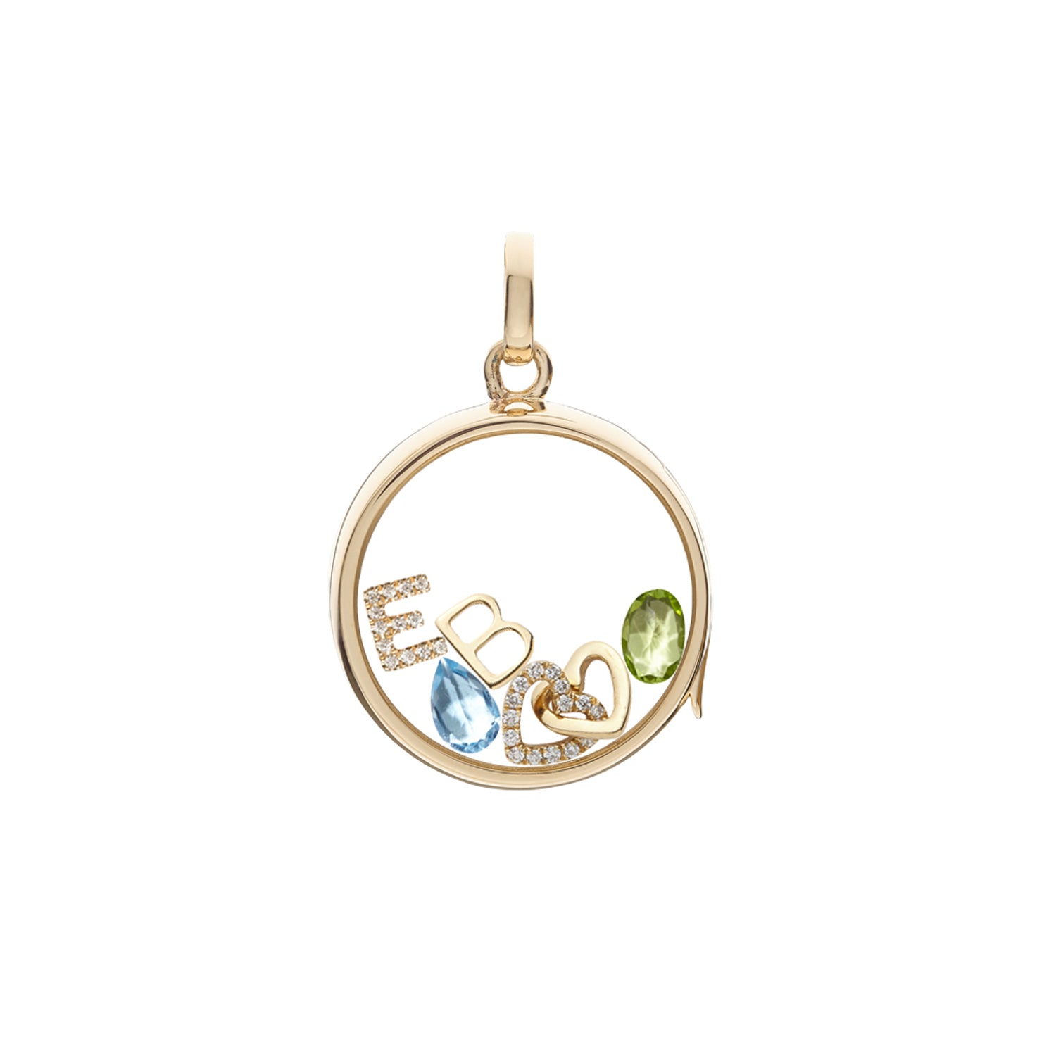 Loquet Peridot August Birthstone Charm - Broken English Jewelry