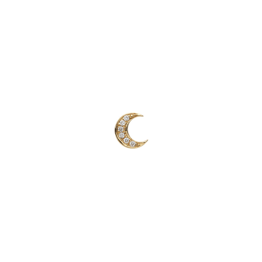Loquet Diamond Moon Charm - Broken English Jewelry