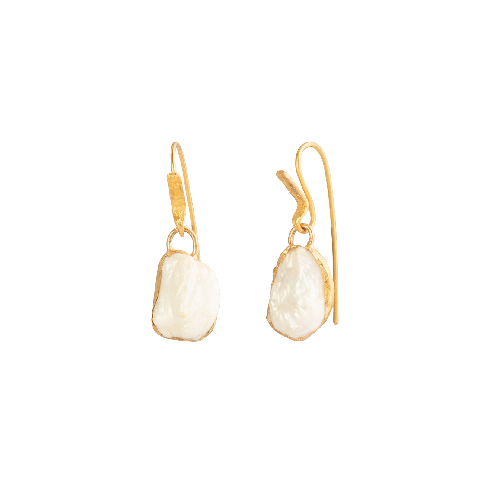 Lou Zeldis by Liz Marx Studios Single Drop Keshi Pearl Earrings - Earrings - Broken English Jewelry