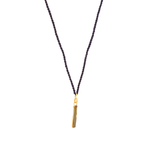 Tourmaline Bar Single Drop Pendant - Main Img