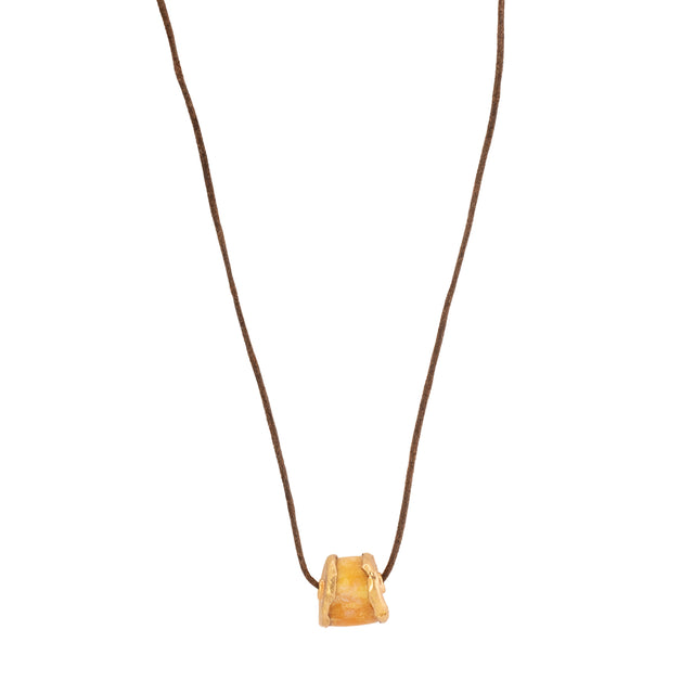 Lou Zeldis by Liz Marx Studios Cylinder Pre-Colombian Bead Choker  - Necklaces - Broken English Jewelry