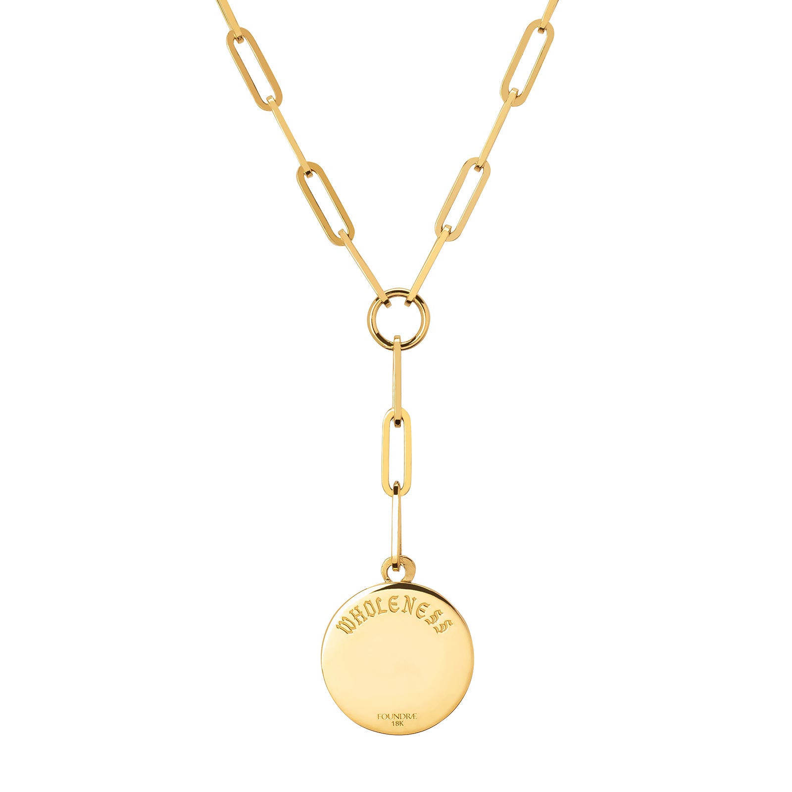 Foundrae Classic FOB Clip Chain - Wholeness - Necklaces - Broken English Jewelry