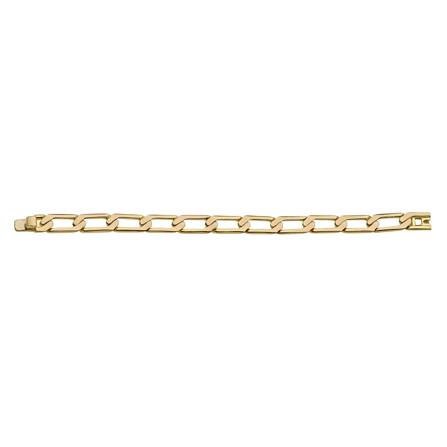 Prasi Fatto a Mano Chain Bracelet - Yellow Gold, top view