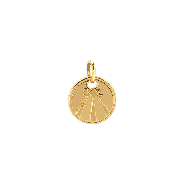 Foundrae Mini Coin Mind Body Soul Charm - Broken English Jewelry
