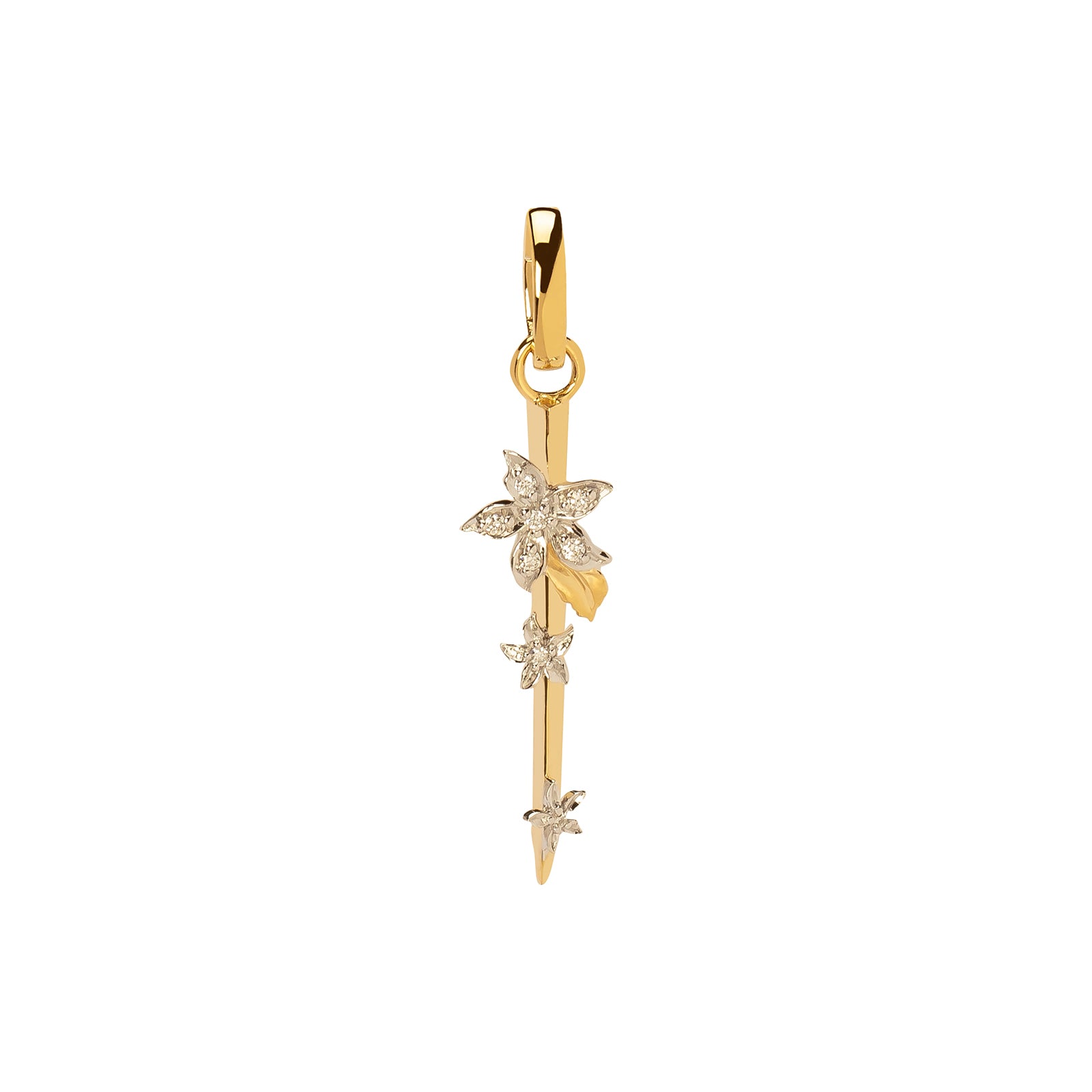 Foundrae Small Thorn Diamond Charm - Resilience - Charms & Pendants - Broken English Jewelry
