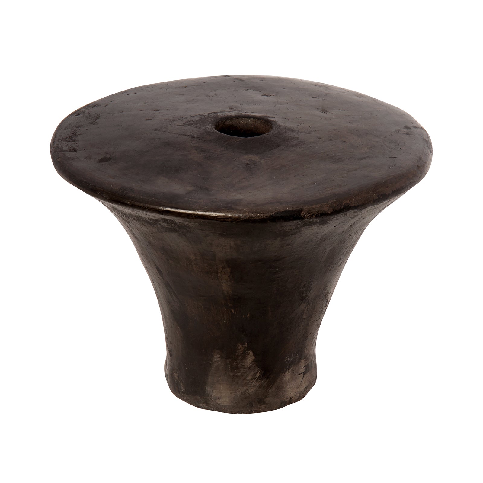 Alzamora Ceramics Black Fired Burnished Terracotta Vessel - IV - Broken English Jewelry