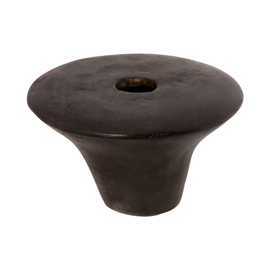 Black Fired Burnished Terracotta Vessel - III - Main Img