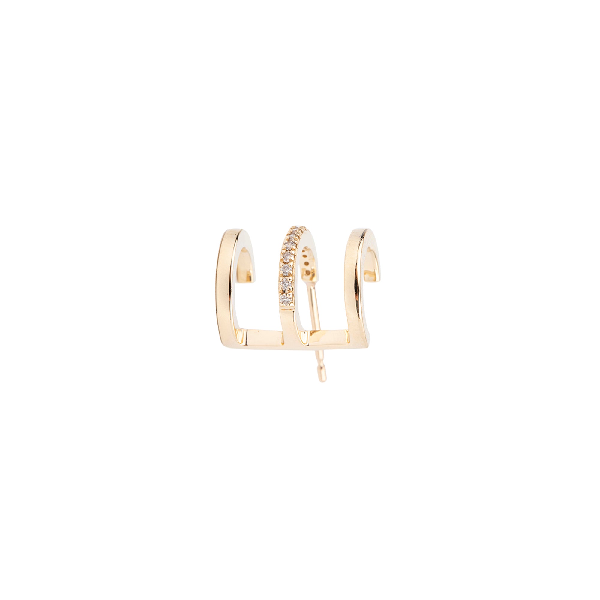 Hirotaka Manhattan Earring - Diamond - Broken English Jewelry