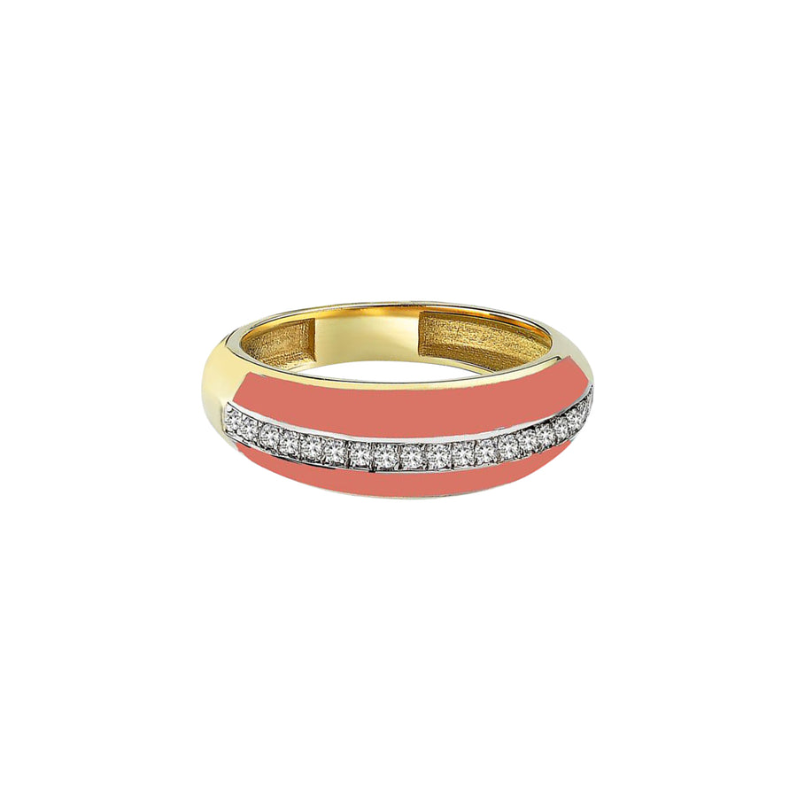 Melis Goral Coral Enamel Matisse Ring - Rings - Broken English Jewelry