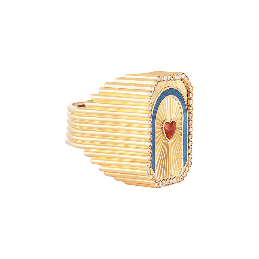 Marie Lichtenberg Scap Mini Heart Ring - Rings - Broken English Jewelry